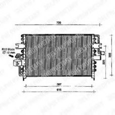 TSP0225087 DELPHI Конденсатор, кондиционер
