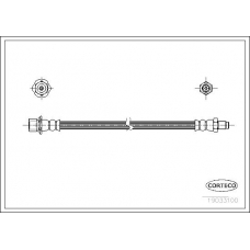 19033100 CORTECO Тормозной шланг