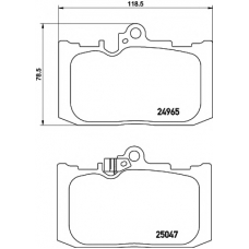 8DB 355 019-851 HELLA PAGID Комплект тормозных колодок, дисковый тормоз