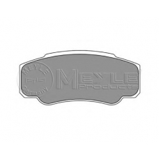 025 239 2120 MEYLE Комплект тормозных колодок, дисковый тормоз