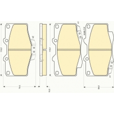 6107979 GIRLING Комплект тормозных колодок, дисковый тормоз