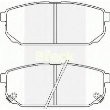 24058 00 C BRECK Комплект тормозных колодок, дисковый тормоз