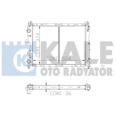 102000 KALE OTO RADYATOR Радиатор, охлаждение двигателя