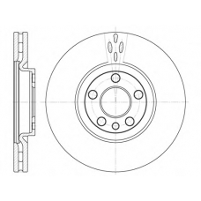 D6658.10 WOKING Тормозной диск