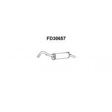 FD30657 VENEPORTE Глушитель выхлопных газов конечный