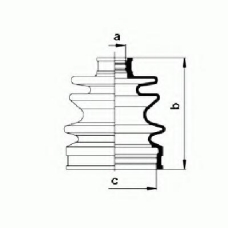 QJB921 QUINTON HAZELL Комплект пылника, приводной вал