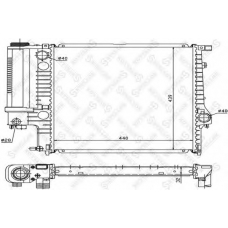 10-25023-SX STELLOX Радиатор, охлаждение двигателя