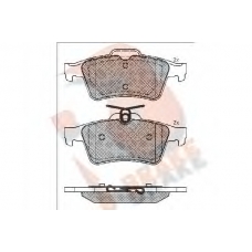 RB1651 R BRAKE Комплект тормозных колодок, дисковый тормоз