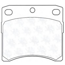 BP702D QUINTON HAZELL Комплект тормозных колодок, дисковый тормоз