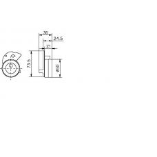 TKR 9038 TIMKEN Натяжной ролик, ремень грм