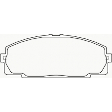 P 83 092 BREMBO Комплект тормозных колодок, дисковый тормоз