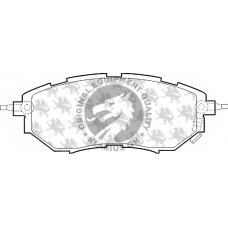BP1543 QH Benelux Комплект тормозных колодок, дисковый тормоз