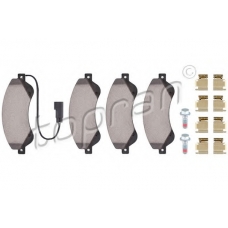 303 967 TOPRAN Комплект тормозных колодок, дисковый тормоз