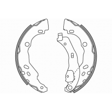 18492739690 S.b.s. Комплект тормозных колодок