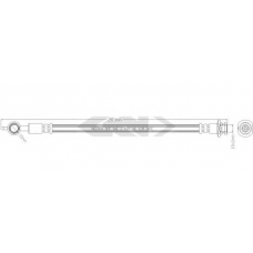 338745 SPIDAN Тормозной шланг