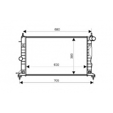 QER2269 QUINTON HAZELL Радиатор, охлаждение двигателя