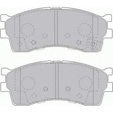 FSL1602 FERODO Комплект тормозных колодок, дисковый тормоз