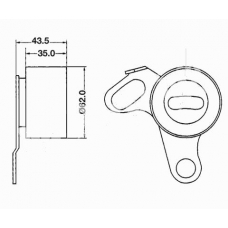 ITB-6202 IPS Parts Устройство для натяжения ремня, ремень грм