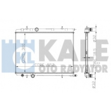 225000 KALE OTO RADYATOR Радиатор, охлаждение двигателя