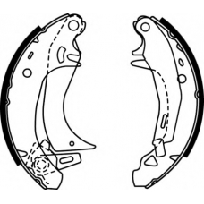 8DB 355 000-211 HELLA Комплект тормозных колодок