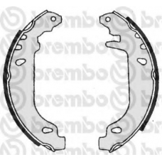 S 61 519 BREMBO Комплект тормозных колодок