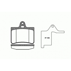 0830.00 REMSA Комплект тормозных колодок, дисковый тормоз
