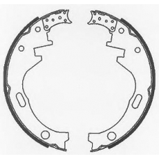 BS746 QUINTON HAZELL Комплект тормозных колодок