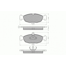 7.188 PEX Комплект тормозных колодок, дисковый тормоз