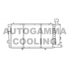 100172 AUTOGAMMA Радиатор, охлаждение двигателя