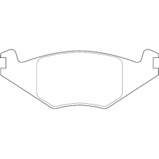 WBP20889A WAGNER LOCKHEED Комплект тормозных колодок, дисковый тормоз