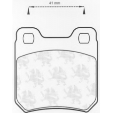 BP482 QH Benelux Комплект тормозных колодок, дисковый тормоз