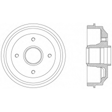 BAD9009.30 OPEN PARTS Тормозной барабан