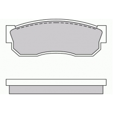 12-0246 E.T.F. Комплект тормозных колодок, дисковый тормоз