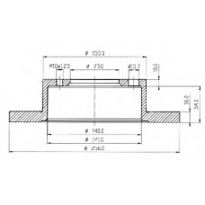 BDC3434 QUINTON HAZELL Тормозной диск
