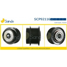 SCP92116.0 SANDO Ременный шкив, генератор