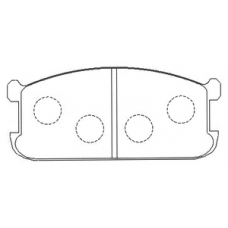 PN-3066 JNBK Колодки тормозные