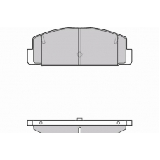 12-1090 E.T.F. Комплект тормозных колодок, дисковый тормоз