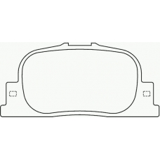 P 83 063 BREMBO Комплект тормозных колодок, дисковый тормоз