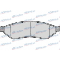 AC870981D AC Delco Комплект тормозных колодок, дисковый тормоз