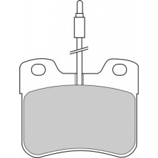 DBP340745 DURON Комплект тормозных колодок, дисковый тормоз