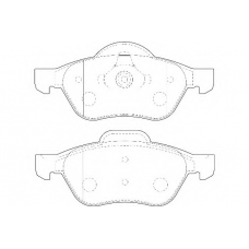 WBP23215A WAGNER LOCKHEED Комплект тормозных колодок, дисковый тормоз