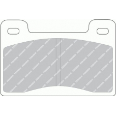 FDB461 FERODO Комплект тормозных колодок, дисковый тормоз