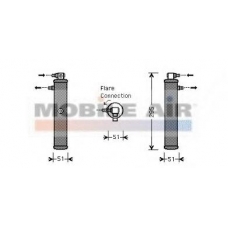 7400D050 VAN WEZEL Осушитель, кондиционер