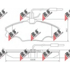 36976 OE ABS Комплект тормозных колодок, дисковый тормоз