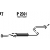 P2891 FENNO Средний глушитель выхлопных газов