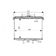 QER1649 QUINTON HAZELL Радиатор, охлаждение двигателя