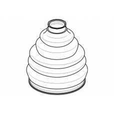 111 758 TOPRAN Пыльник, приводной вал