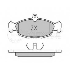 025 205 4716/PD MEYLE Комплект тормозных колодок, дисковый тормоз