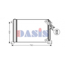 402002N AKS DASIS Конденсатор, кондиционер