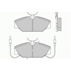 12-0277 E.T.F. Комплект тормозных колодок, дисковый тормоз